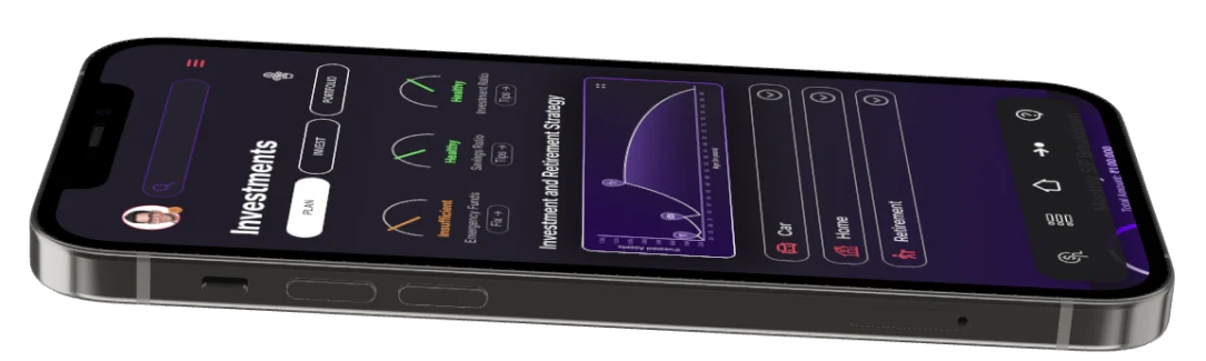 Cashvisory mobile app interface simplifying personal finance