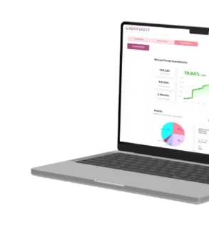 Cashvisory web platform dashboard for easy financial management