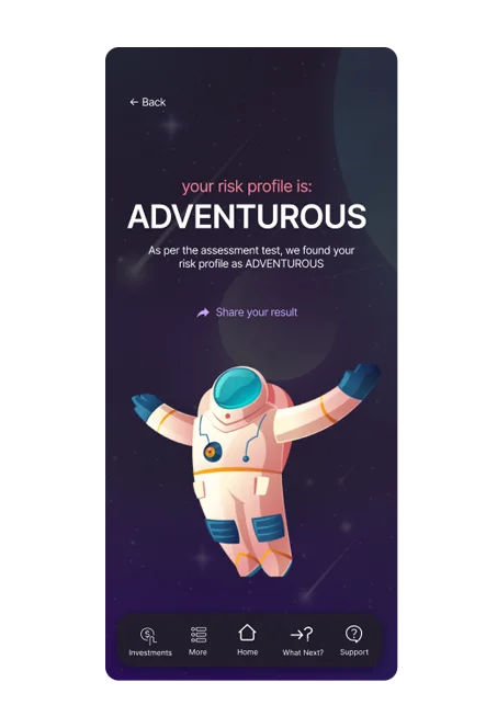 Find your risk profile with Cashvisory